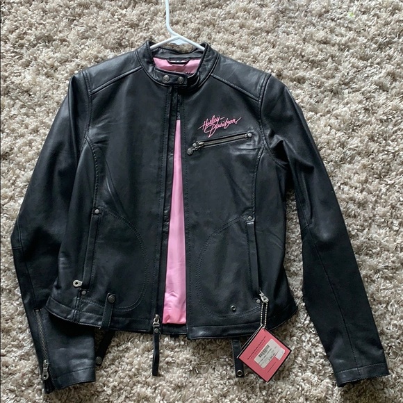 Harley-Davidson Jackets & Blazers - Harley-Davidson small black leather jacket